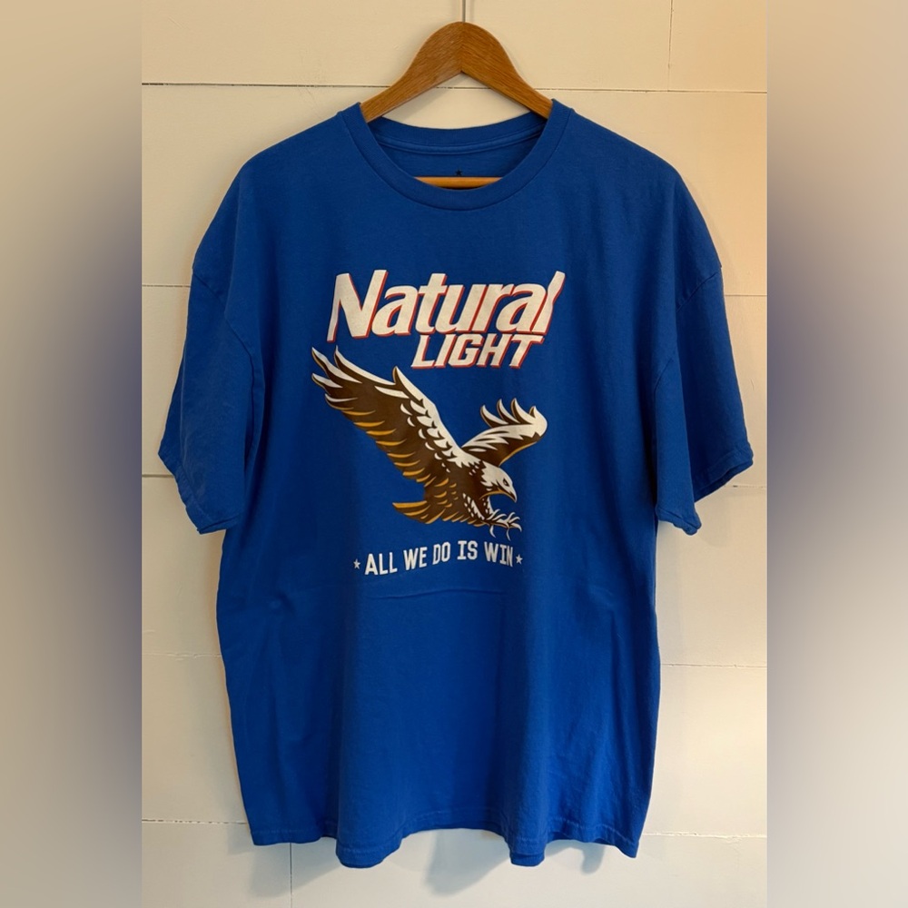 Blue Natural Light Graphic T-Shirt